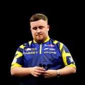 World Champion darts player Luke Littler