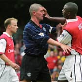 Patrick Vieira and Roy Keane clash