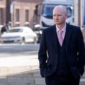 Graeme Dott arriving at court in August