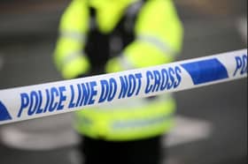 Officers have taped off an area of Stowe Pool, near St Chad's Church