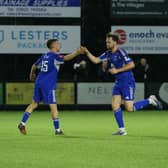 Ethan Patterson reduces the arrears for Chasetown in their defeat against Hanley Town.
