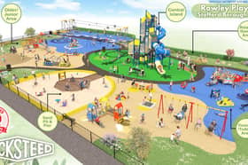 An Image Showing Proposed New Play Equipment At Rowley Park Sports Stadium In Stafford