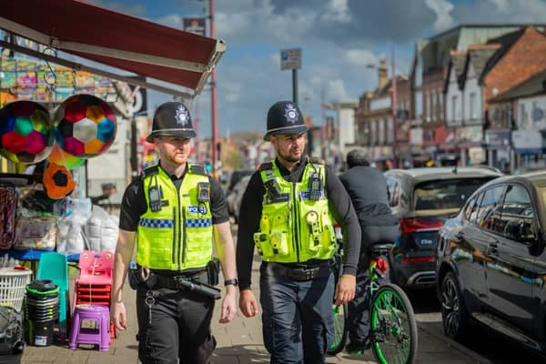 Operation Fearless officers on the Soho Road