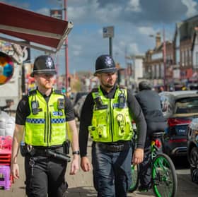 Operation Fearless officers on the Soho Road