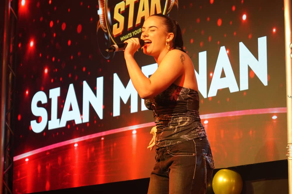 Sian Meenan, 19, at Search for a Star