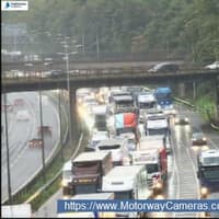 Lane closed on M6 near Wednesbury as vehicle recovery causes delays