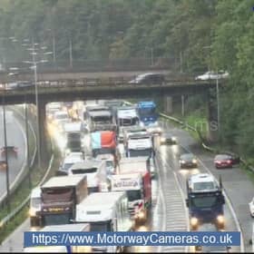 Motorists travelling through the area are advised to allow extra time for their journeys