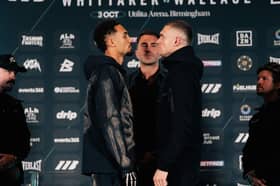 Ben Whittaker and Conor Wallace face-off.
