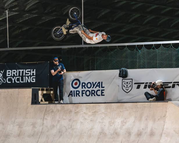 Dudley's Kaine Mitchell secured bronze at the BMX freestyle British Championship
