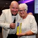 Black Country Heroes Awards at Molineux Stadium.
Special Recognition Award winner Sylvia Enefer with host Dicky Dodd.
Tim Thursfield/Iconic Media Group

