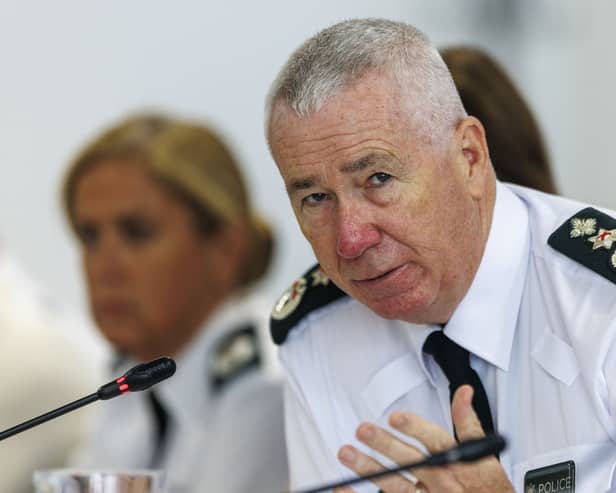 PSNI Chief Constable Jon Boutcher
