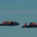Small boats in the Channel