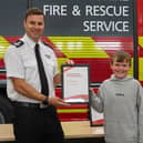Harrison Spruce stayed calm and gave fire control operators clear and accurate information
