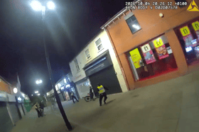 Officers from Wednesbury Town Police took action on Union Street on Sunday evening