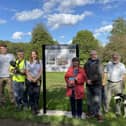 The official opening of the Cannock Park Heritage Trail 