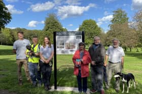 The official opening of the Cannock Park Heritage Trail