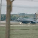 A US B1 Lancer at RAF Fairford