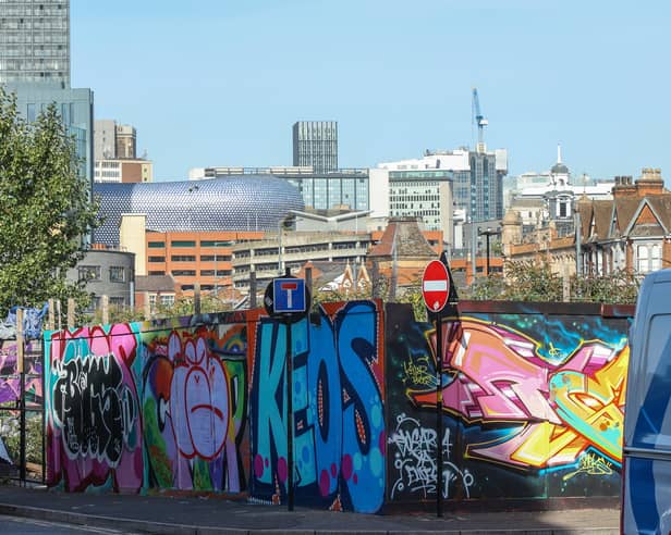 Graffiti  in Digbeth, Birmingham. 