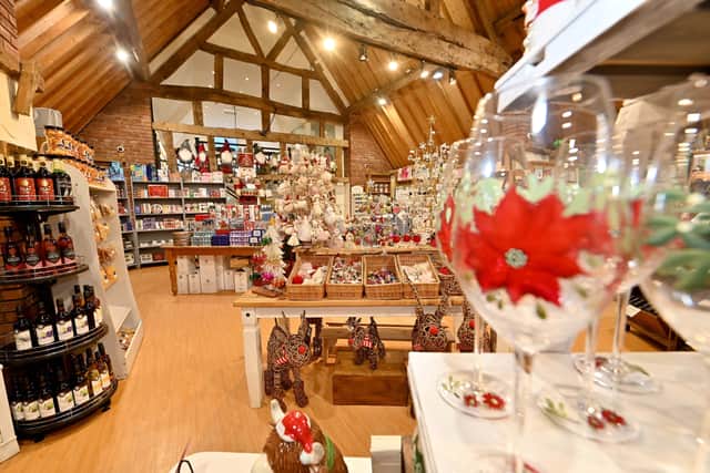 The  gift shop at Halfpenny Green Wine Estate, Bobbington