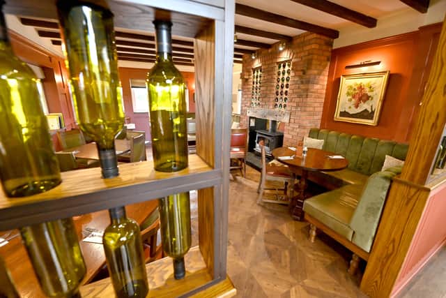 The wine installation in Halfpenny Green Wine Estate’s revamped restaurant