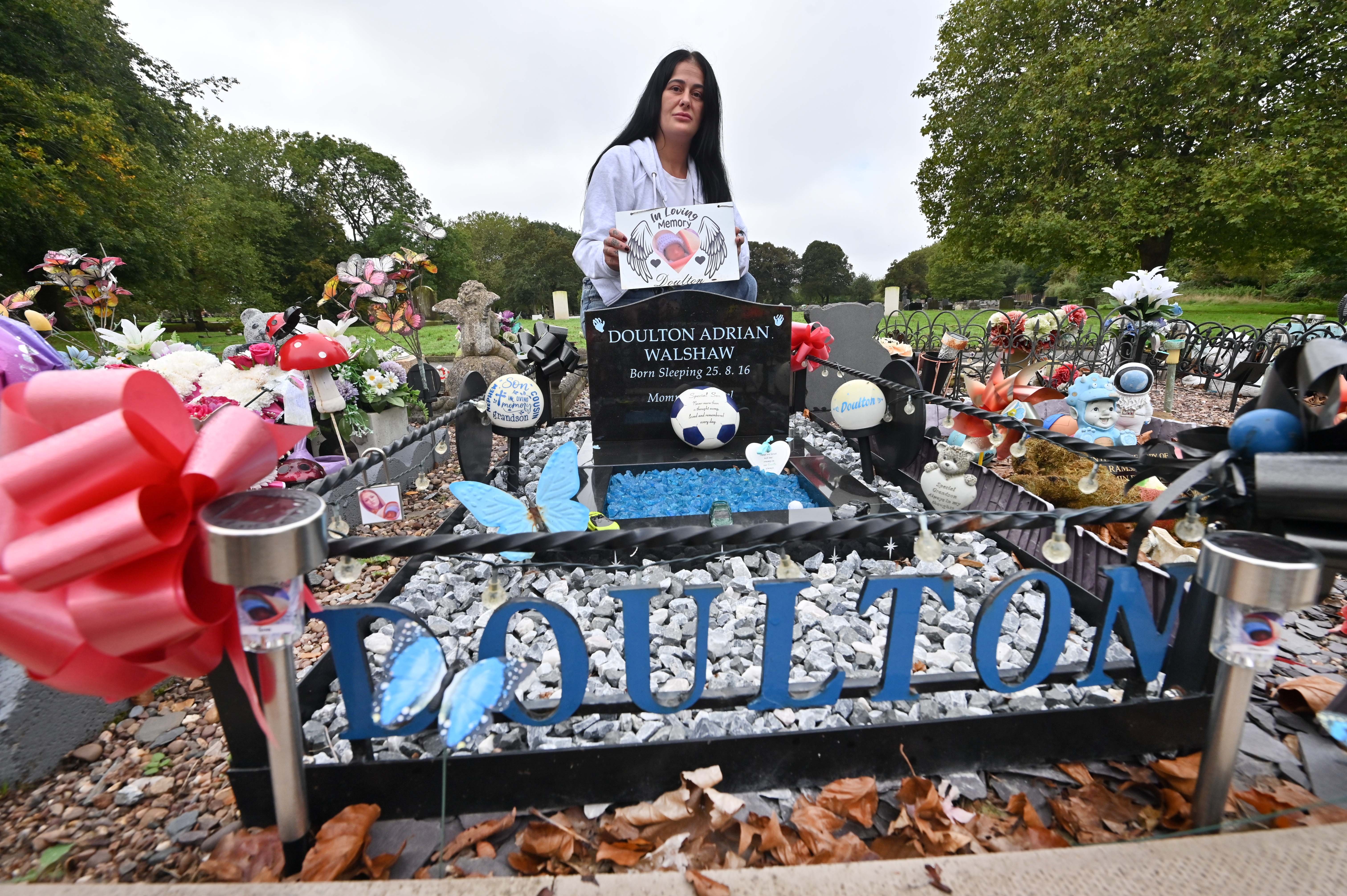 Mother calls for greater security at Tipton Cemetery after baby son's ...