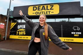New Dealz Outlet discount store has opened in Cannock.
Sales assistant Mia Colley is ready to welcome shoppers.
Tim Thursfield/Iconic Media Group
