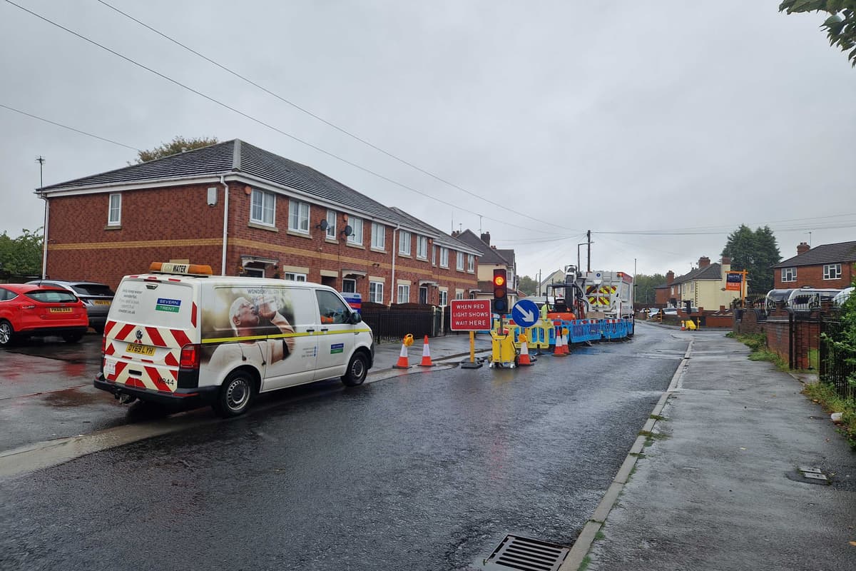 Disruption to water supply in Bilston due to burst water pipe
