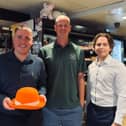 Allica Bank’s Ben Homans (left) and Alexander Perks (right), and Eric Lyons director Nick Lyons (centre)