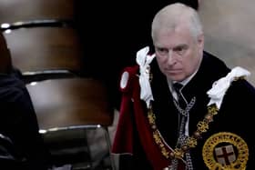 Andrew Mountbatten-Windsor in formal robes