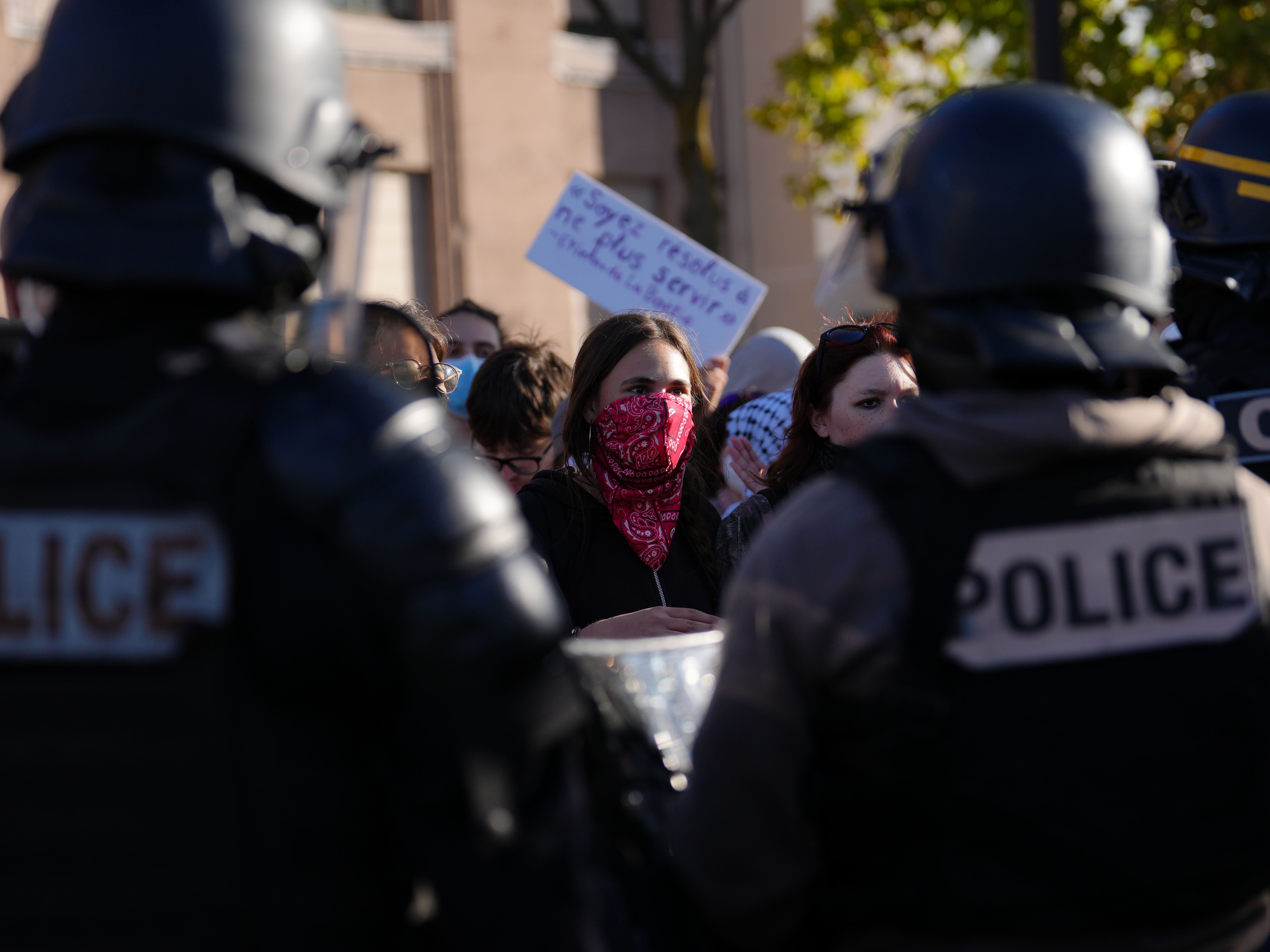 Police fire tear gas at Paris high school as protests show no sign of ...