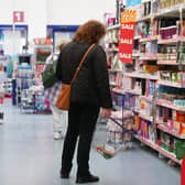 A woman shopping