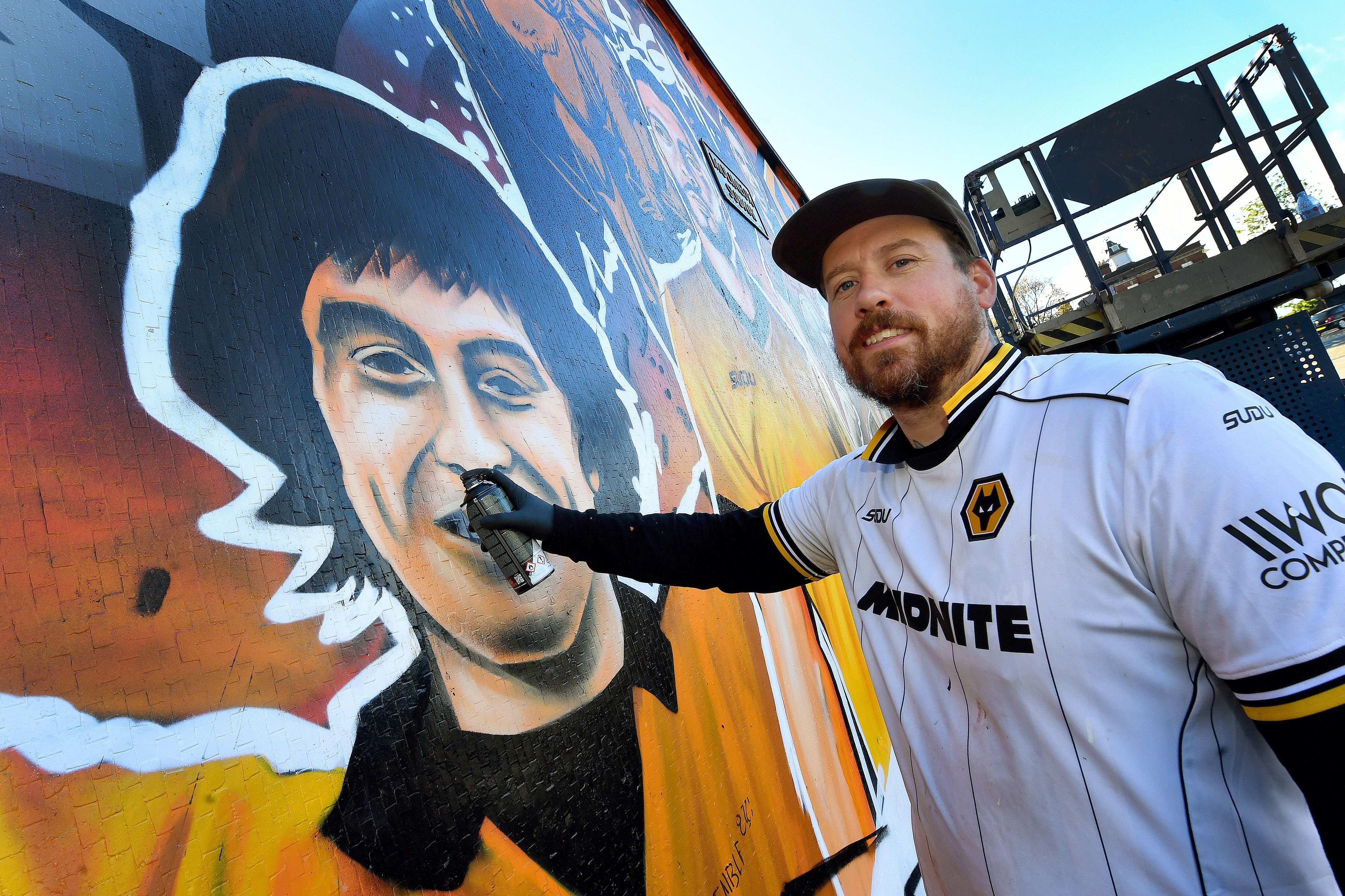 'It's fixed': Wolves’ 150th anniversary mural repaired after vandal attack