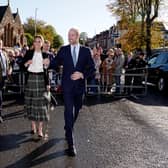 The Prince and Princess of Wales leave following their visit to The Commons in South Belfast, a project that will transform a church at the heart of the diverse and vibrant Ormeau Road community into a self-sustaining community centre for all