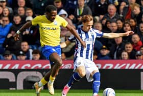 Felix Horn Myhre has featured seven times for West Brom in the Championship so far this season.