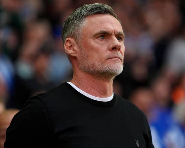 Graham Alexander on the touchline with his former club Bradford