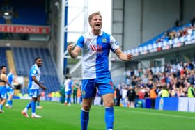 Andri Gudjohnsen celebrates