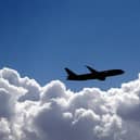 Plane in the sky