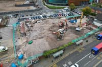 Demolition of the former Wilko's store, Stafford continues.
Tim Thursfield/Iconic Media Group

