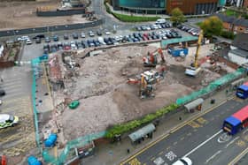 Demolition of the former Wilko's store, Stafford continues.
Tim Thursfield/Iconic Media Group

