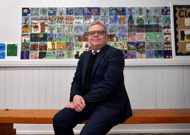 Headteacher David Baker at Church Eaton Primary School