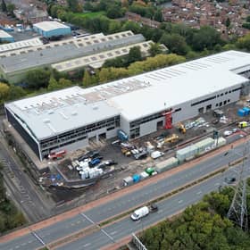 Construction of the huge Central Point development off Willenhall Road, Walsall is gathering pace