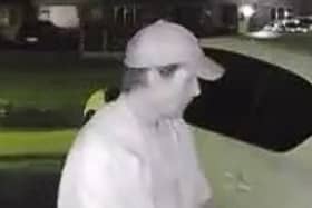 The appeal has been launched to ask for help identifying this man. Photo: West Mercia Police