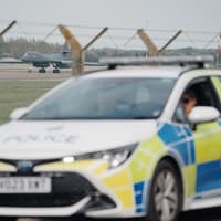 Two men charged with national security offences over RAF Fairford incident