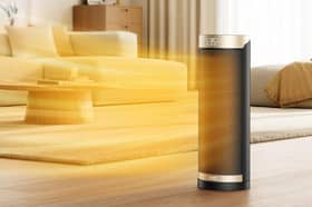 The Dreo 2000W portable space heater features 70-degree oscillation, a thermostat and remote control