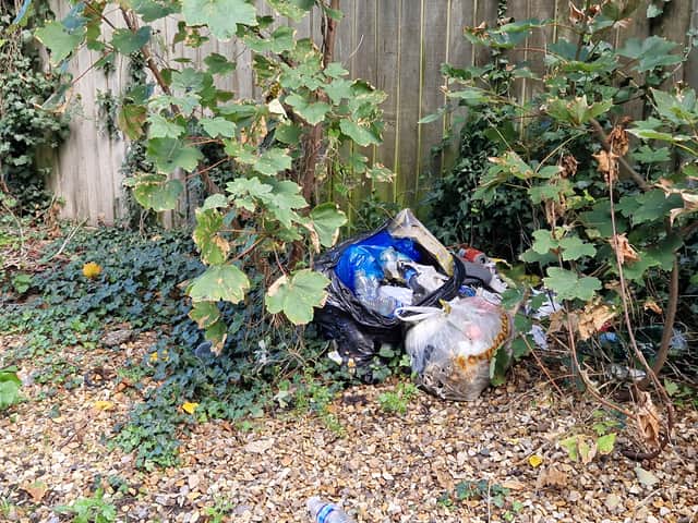 Fly tipping in Leicester Street, Wolverhampton