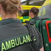 West Midlands Ambulance Service - Stoke crew walking with kit