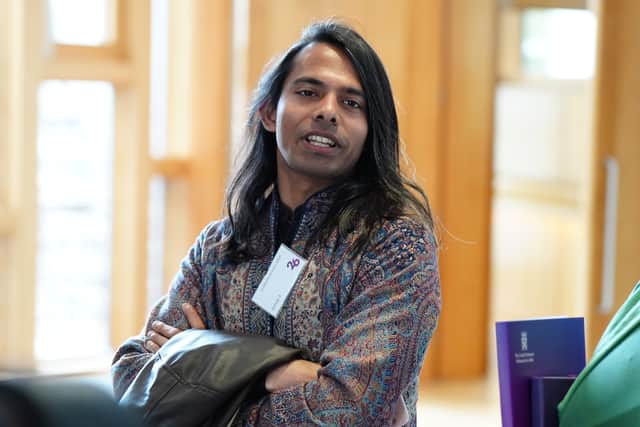 Q Manivannan was elected for the Scottish Greens at Holyrood (Jane Barlow/PA)