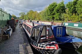 Narrowboats on Stourbridge Canal