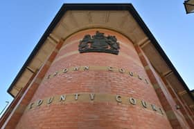 GVS around Stafford town centre.    Stafford Crown Court,