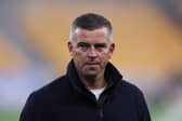 Bolton boss Steven Schumacher at Molineux